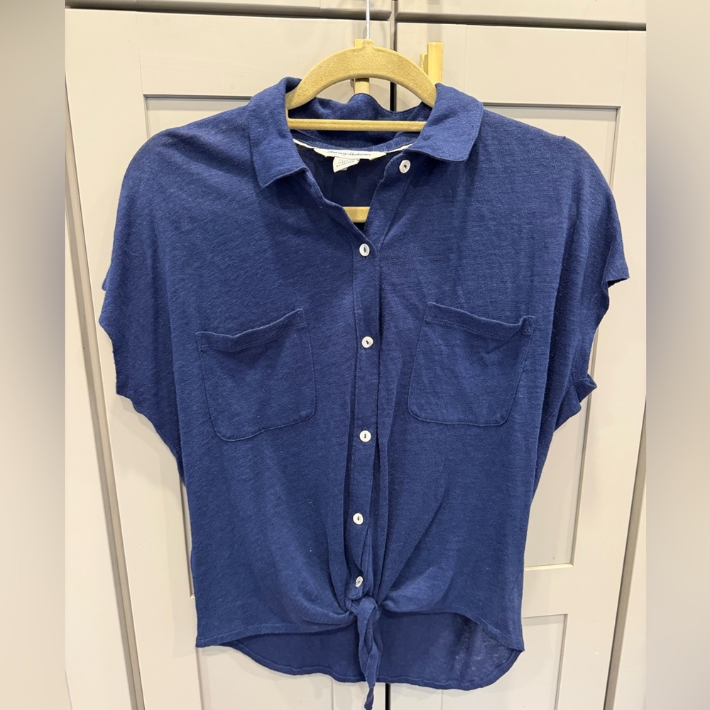 Tommy Bahama Navy Button Down Shirt